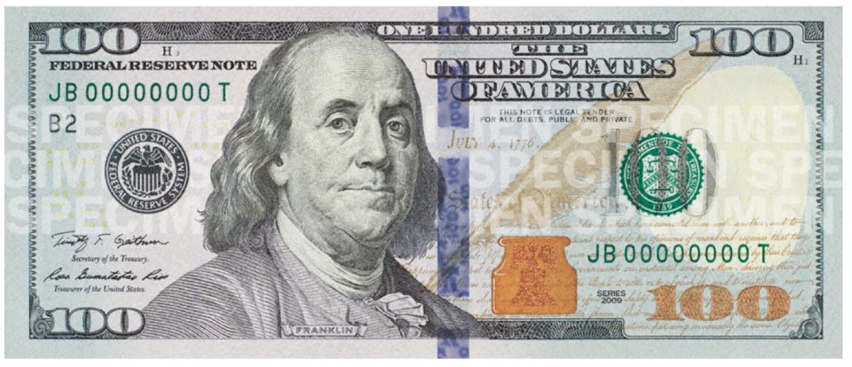 $100 bill